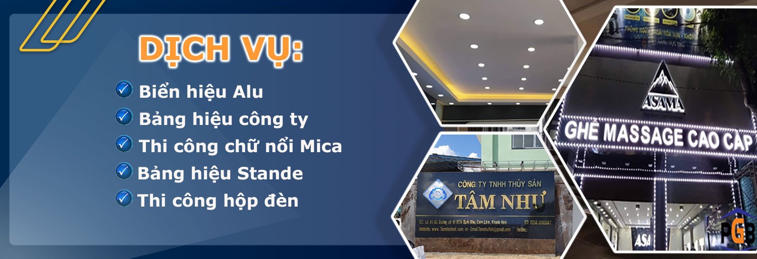 Xưởng làm bảng hiệu Phạm Gia Bảo